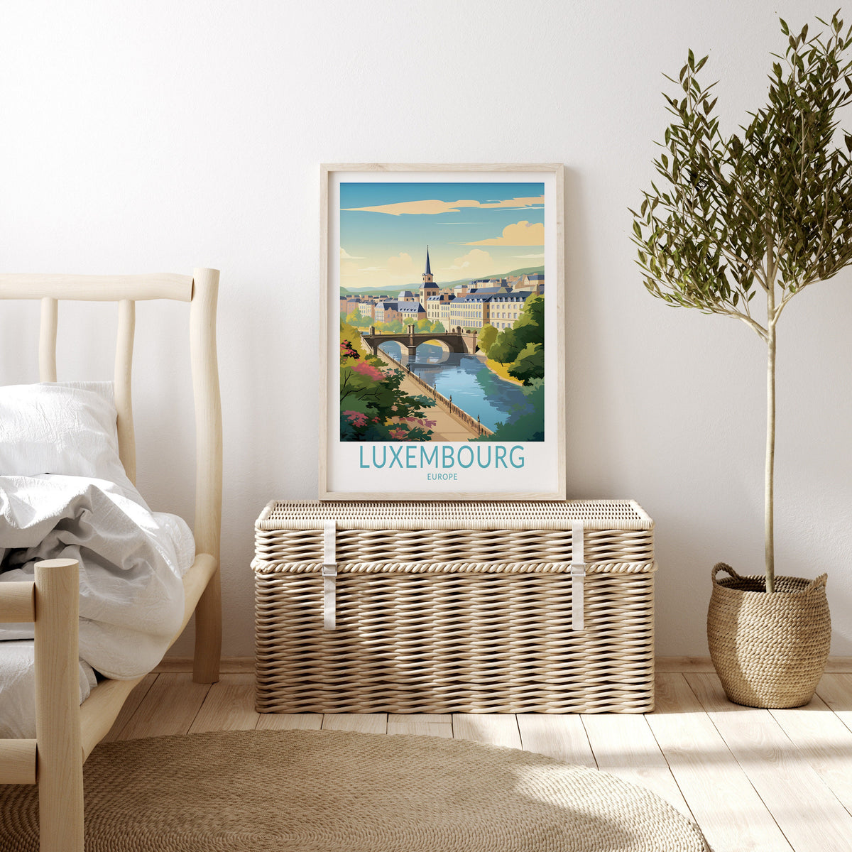 Luxembourg travel poster – view 2