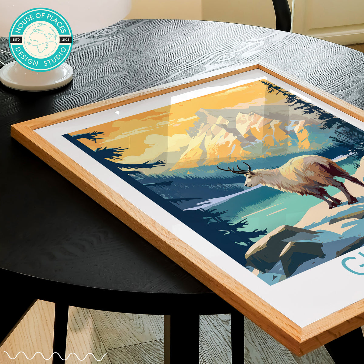 Glacier National Park travel poster – view 7