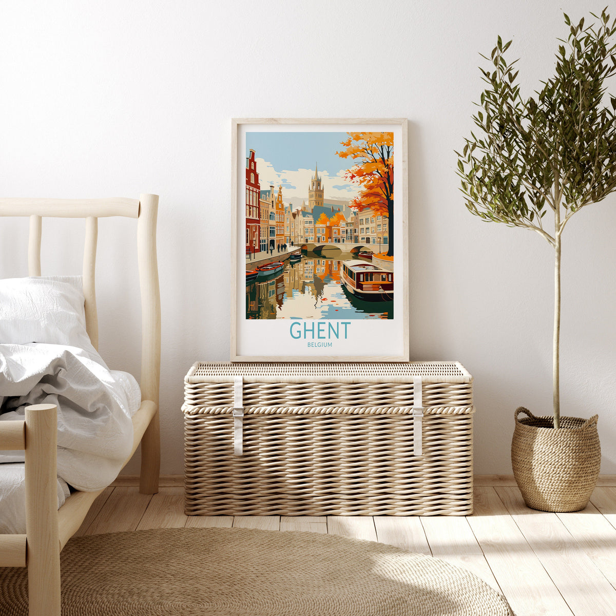 Ghent travel poster – view 2