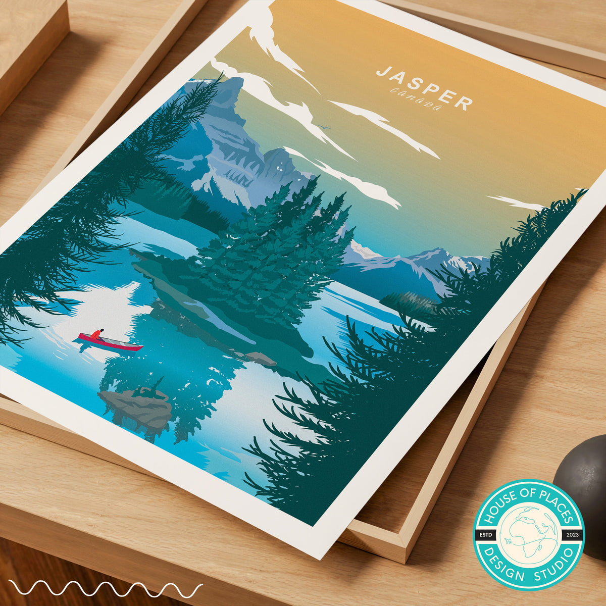 Jasper National Park travel poster – view 6