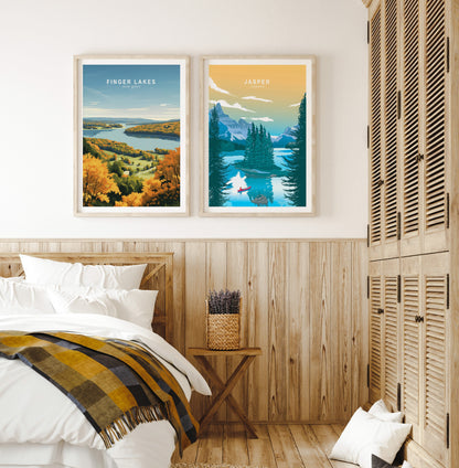 Jasper National Park travel poster – view 7