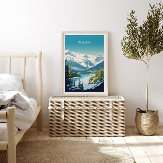 Whistler Canada National Park travel poster – view 2