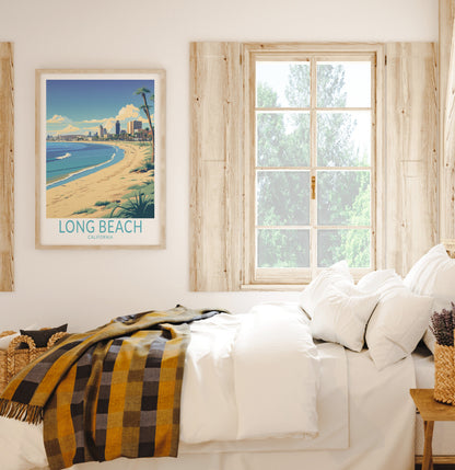 Long Beach travel poster – view 3