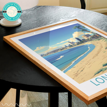 Long Beach travel poster – view 4