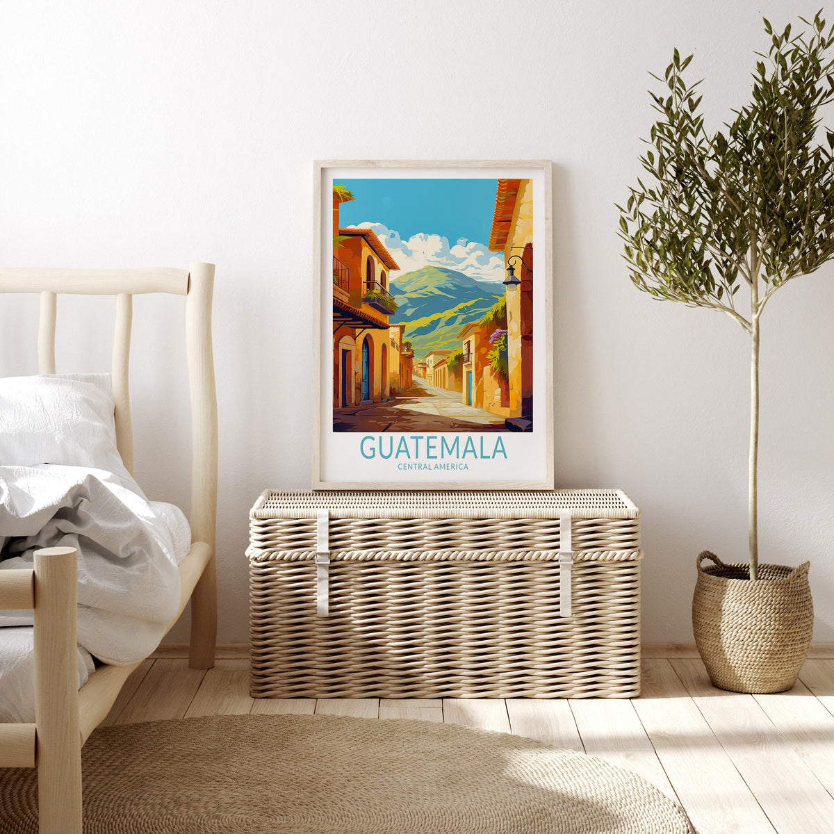 Guatemala travel poster – view 2