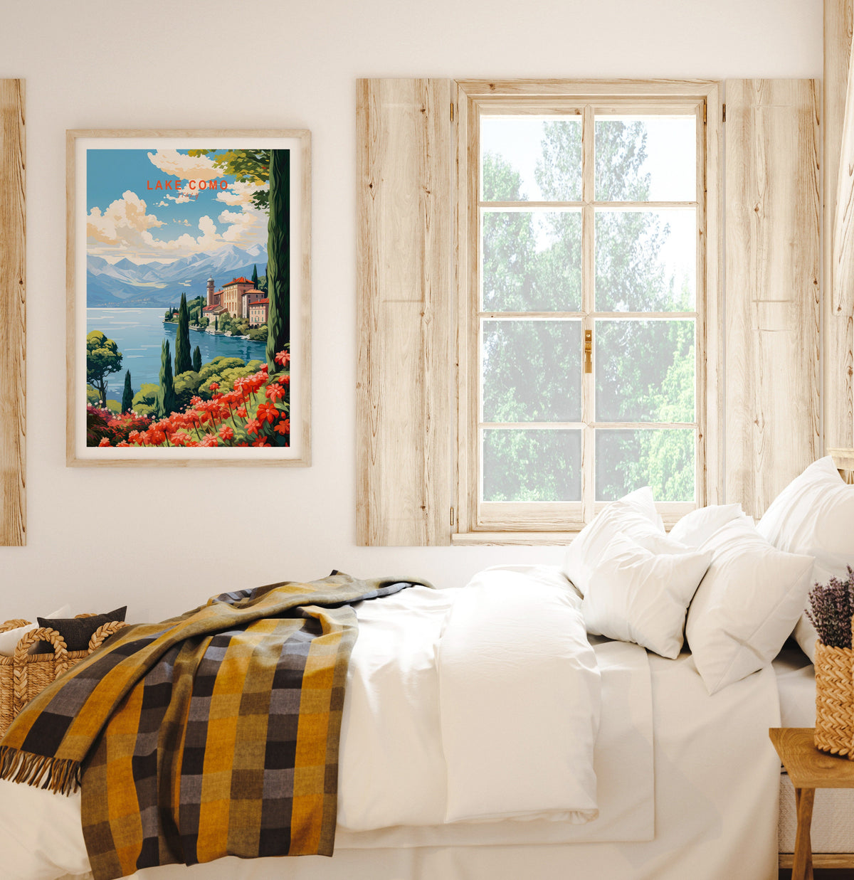 Lake Como travel poster – view 3