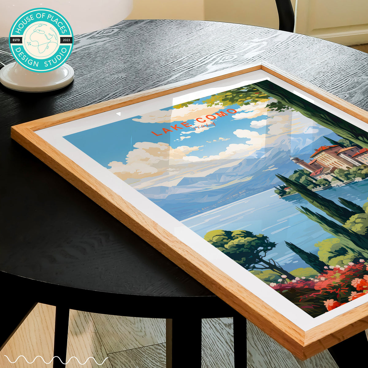 Lake Como travel poster – view 4