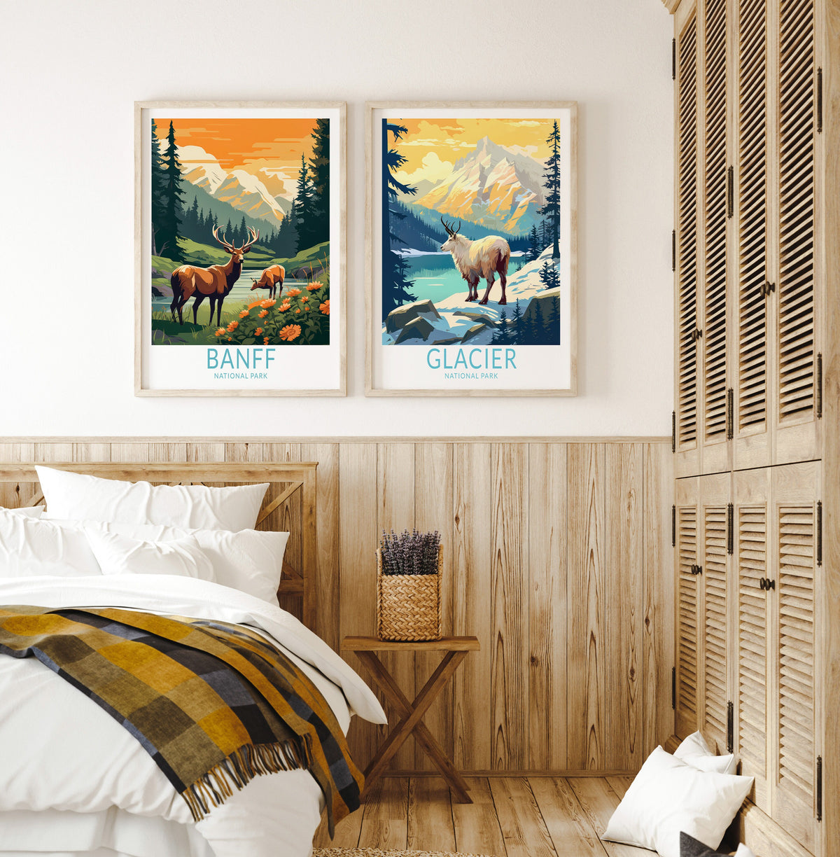 Glacier National Park travel poster – view 5