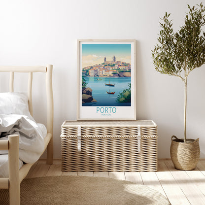 Porto travel poster – view 2