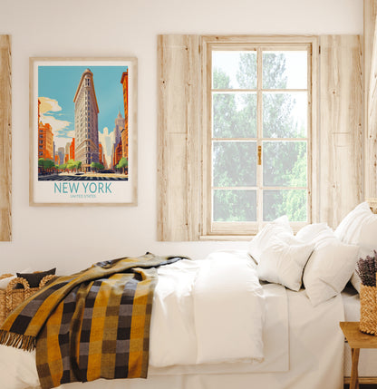 Flatiron Building travel poster – view 3