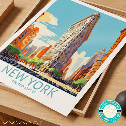 Flatiron Building travel poster – view 6