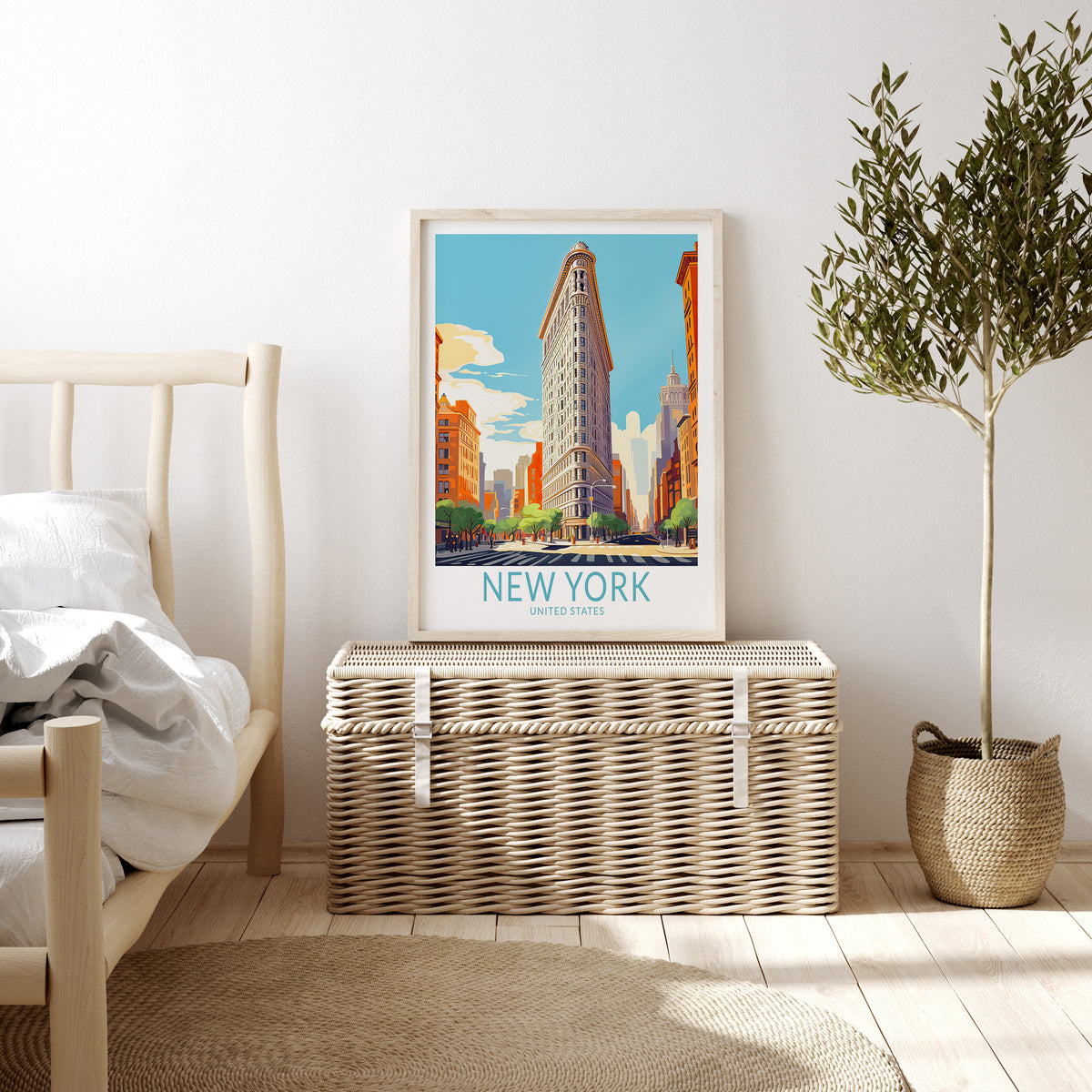 Flatiron Building travel poster – view 2