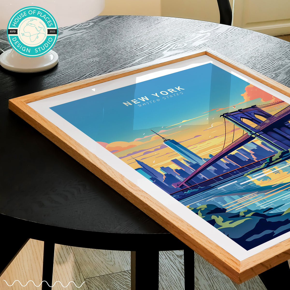 New York Brooklyn travel poster – view 4