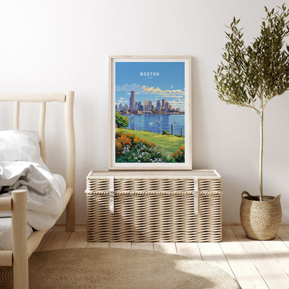 Boston travel poster – view 2