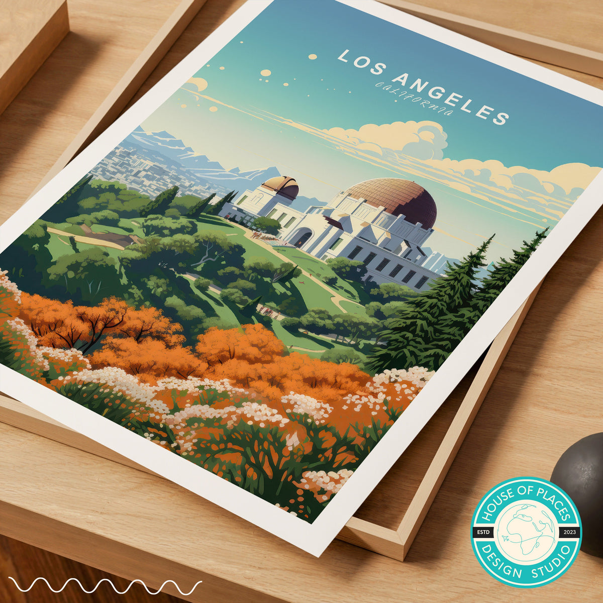 Los Angeles travel poster – view 6