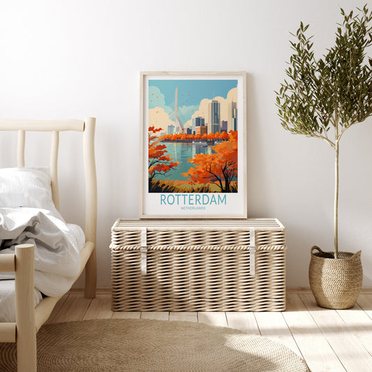 Rotterdam travel poster – view 2