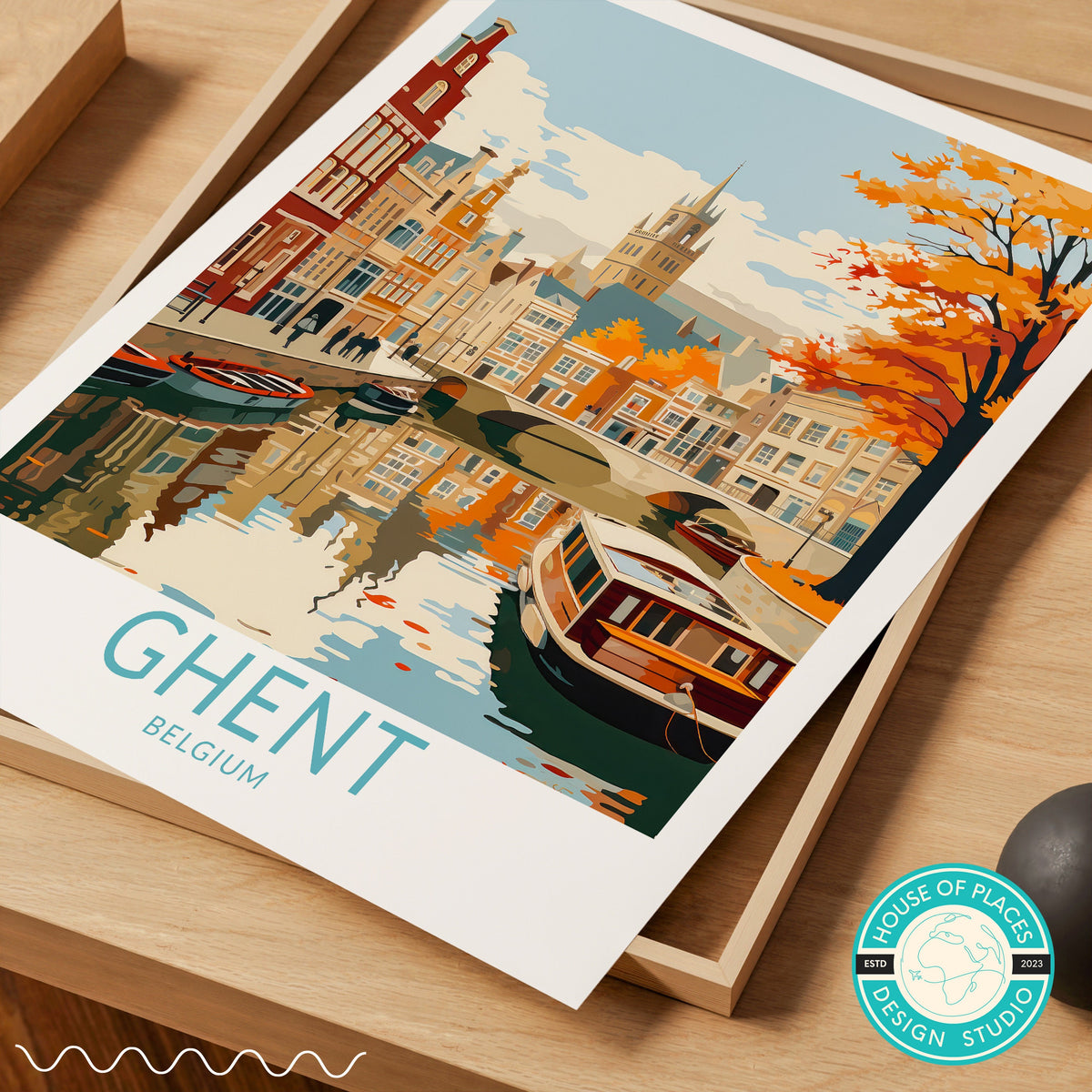 Ghent travel poster – view 6