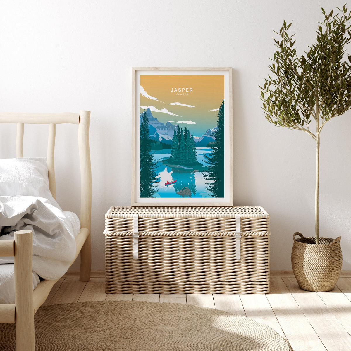 Jasper National Park travel poster – view 2