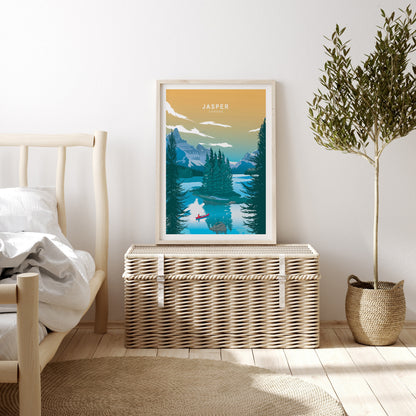 Jasper National Park travel poster – view 2