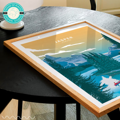 Jasper National Park travel poster – view 4