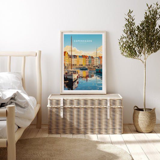 Copenhagen travel poster – view 2