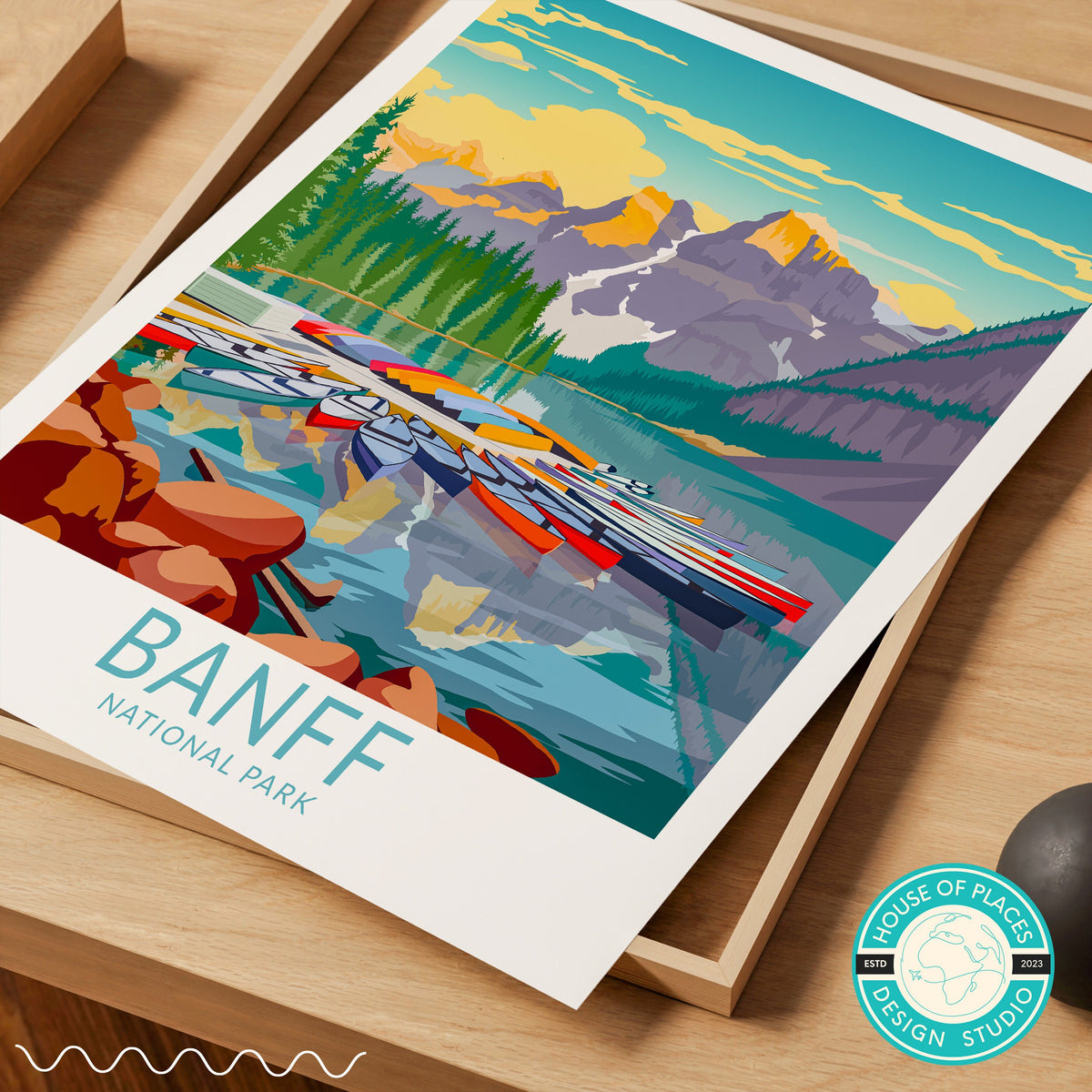 Banff National Park travel poster – view 6