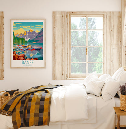 Banff National Park travel poster – view 3