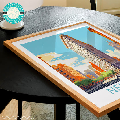 Flatiron Building travel poster – view 4