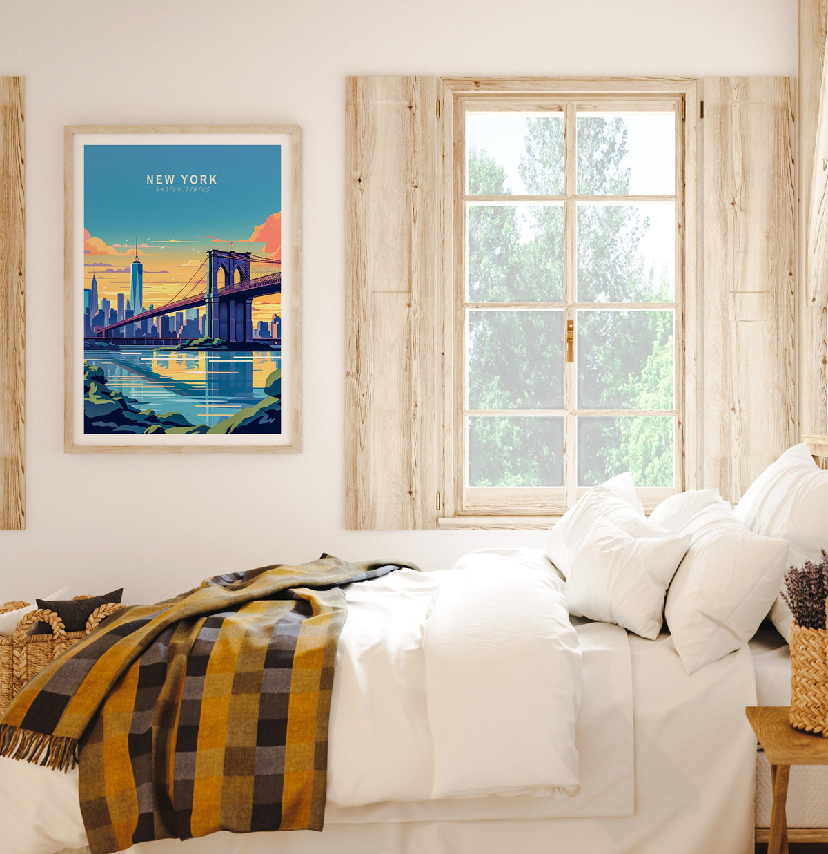 New York Brooklyn travel poster – view 3