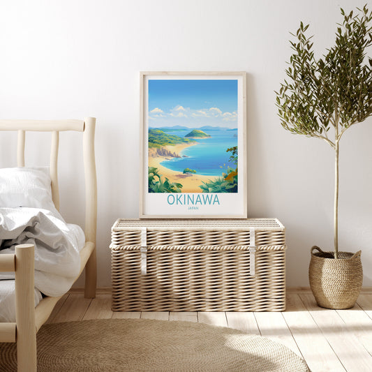 Okinawa Tokyo travel poster – view 2