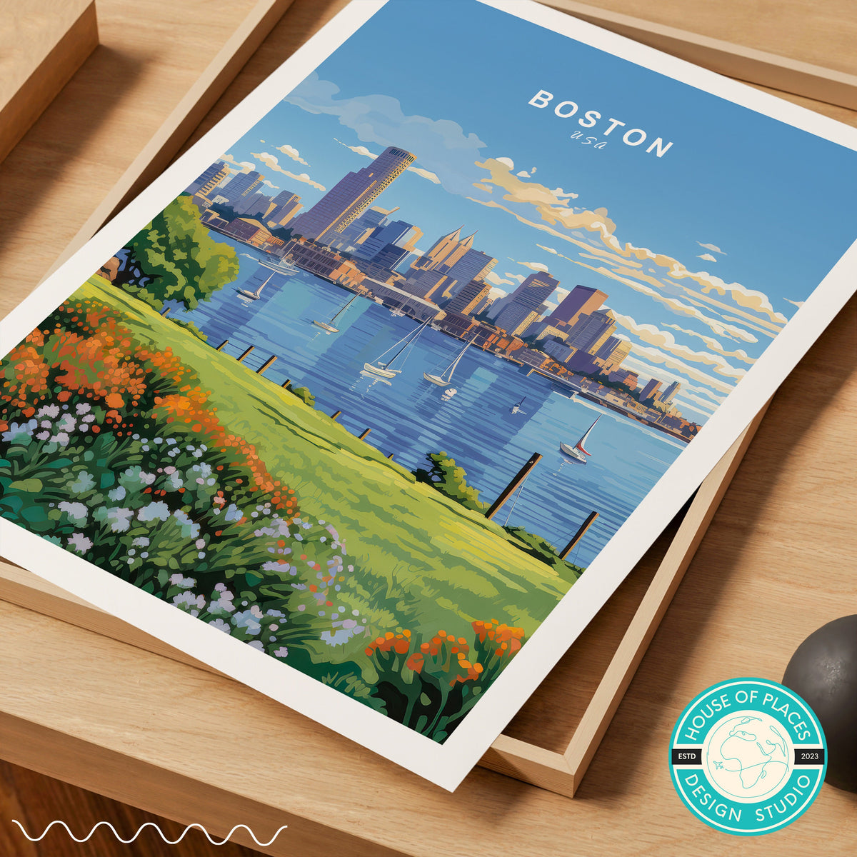 Boston travel poster – view 6