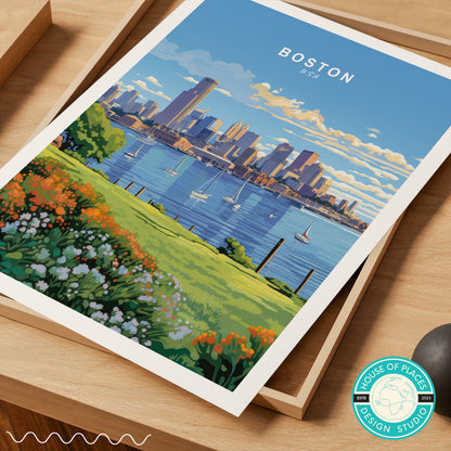 Boston travel poster – view 6