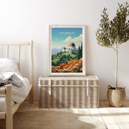 Los Angeles travel poster – view 2