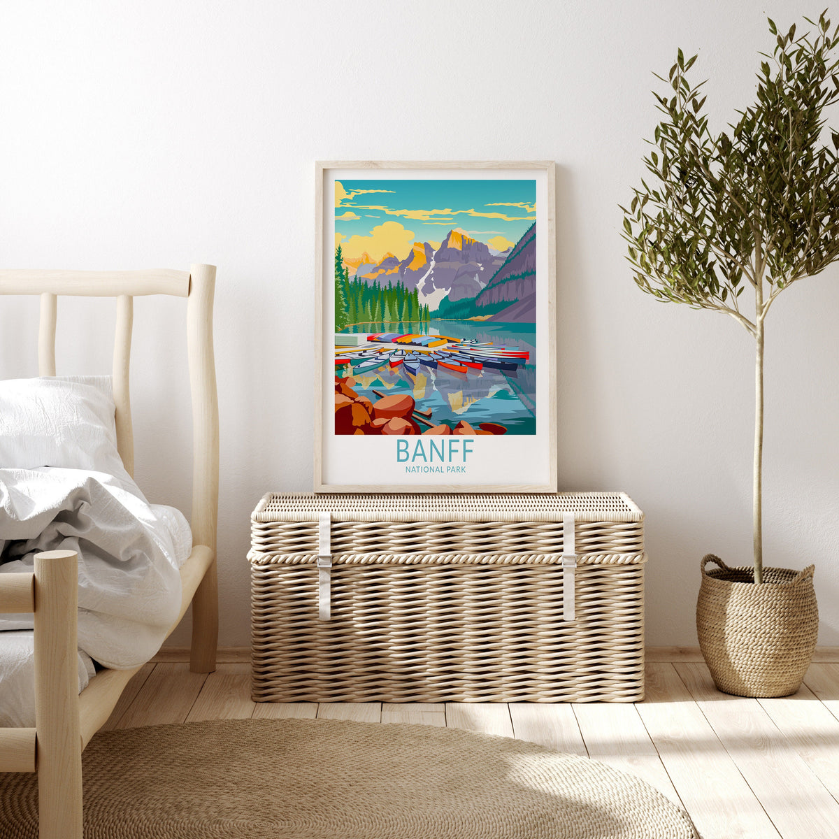Banff National Park travel poster – view 2