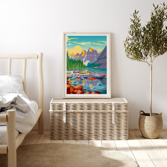 Banff National Park travel poster – view 2