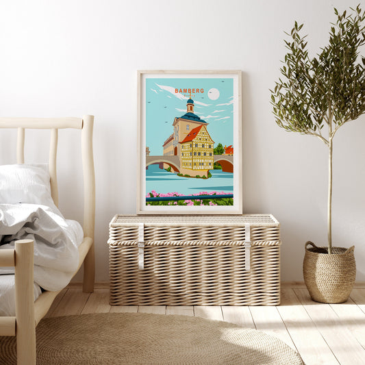 Bamberg travel poster – view 2