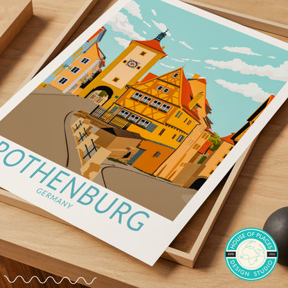 Rothenburg Ob Der Tauber travel poster – view 6