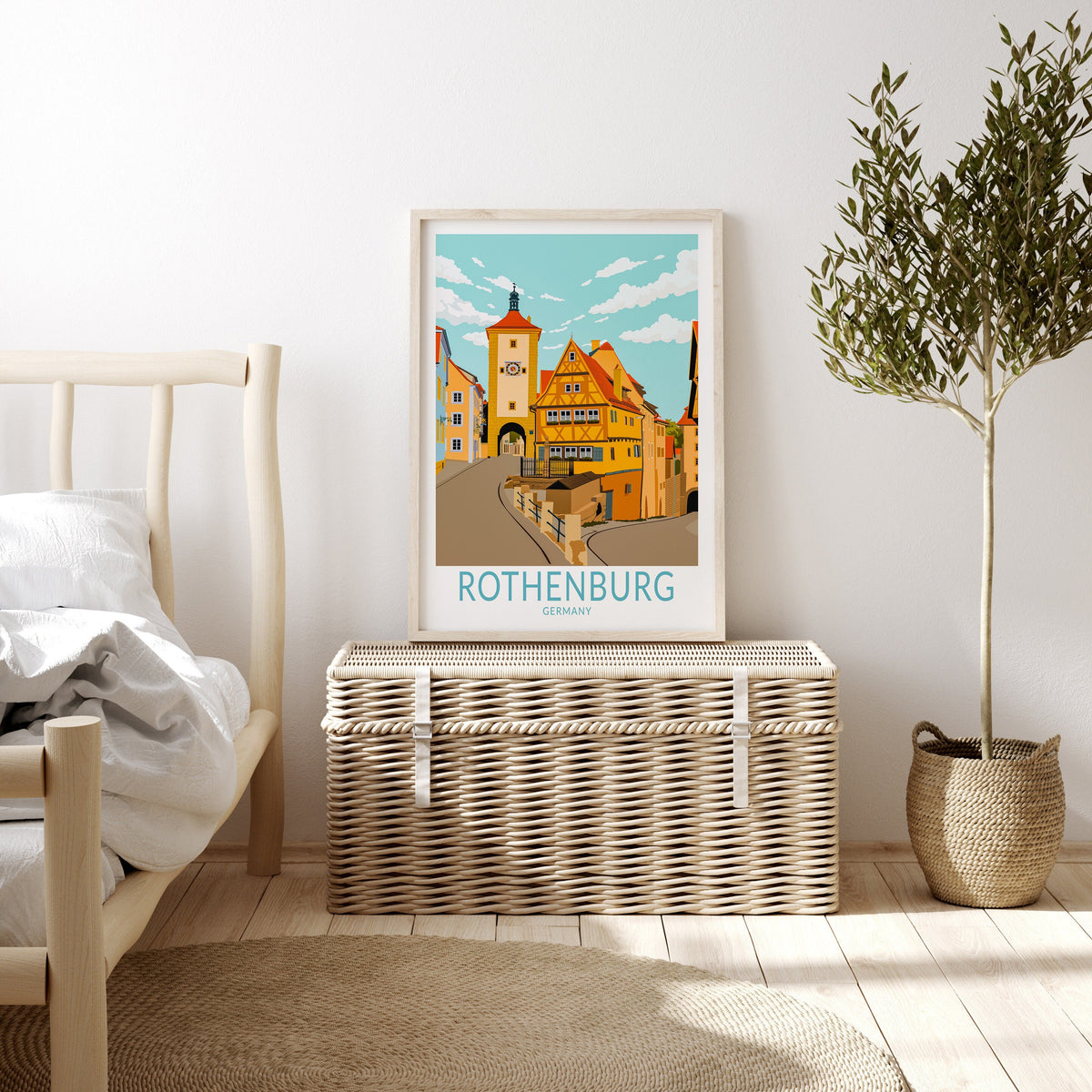 Rothenburg Ob Der Tauber travel poster – view 2
