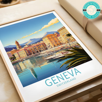 Geneva travel poster – view 6