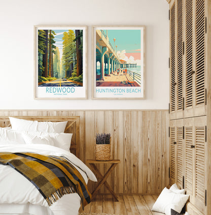 Redwood National Park travel poster – view 7