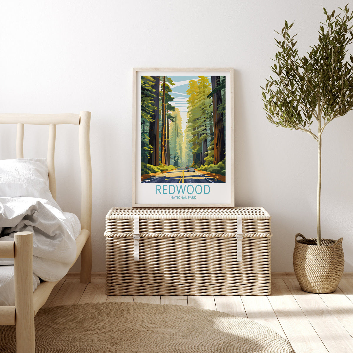 Redwood National Park travel poster – view 2