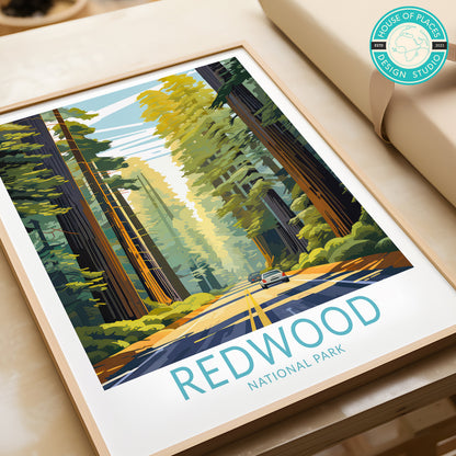 Redwood National Park travel poster – view 4