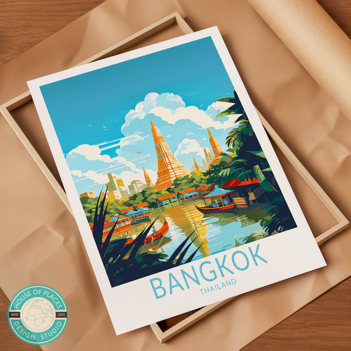 Bangkok travel poster – view 6