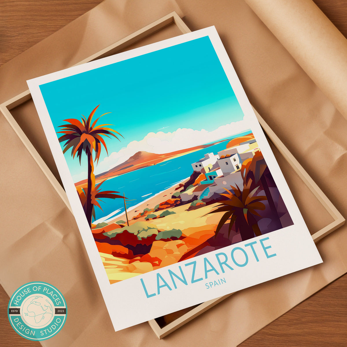 Lanzarote travel poster – view 6