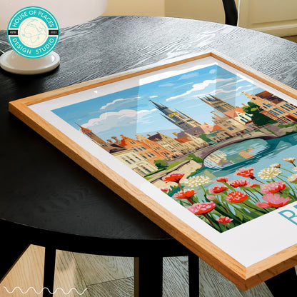 Bruges travel poster – view 4