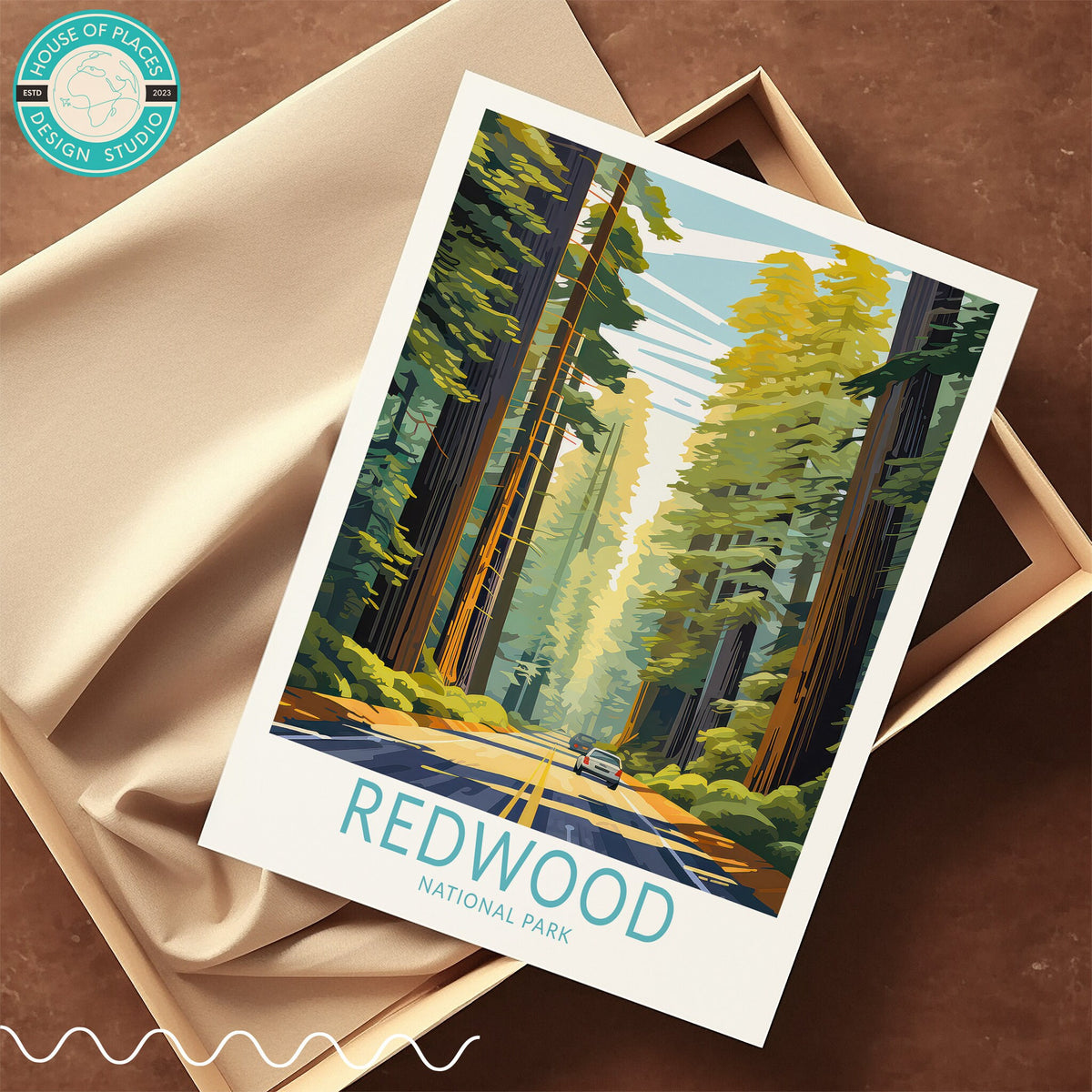 Redwood National Park travel poster – view 6