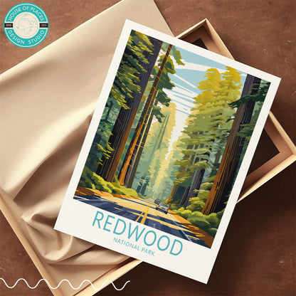 Redwood National Park travel poster – view 6