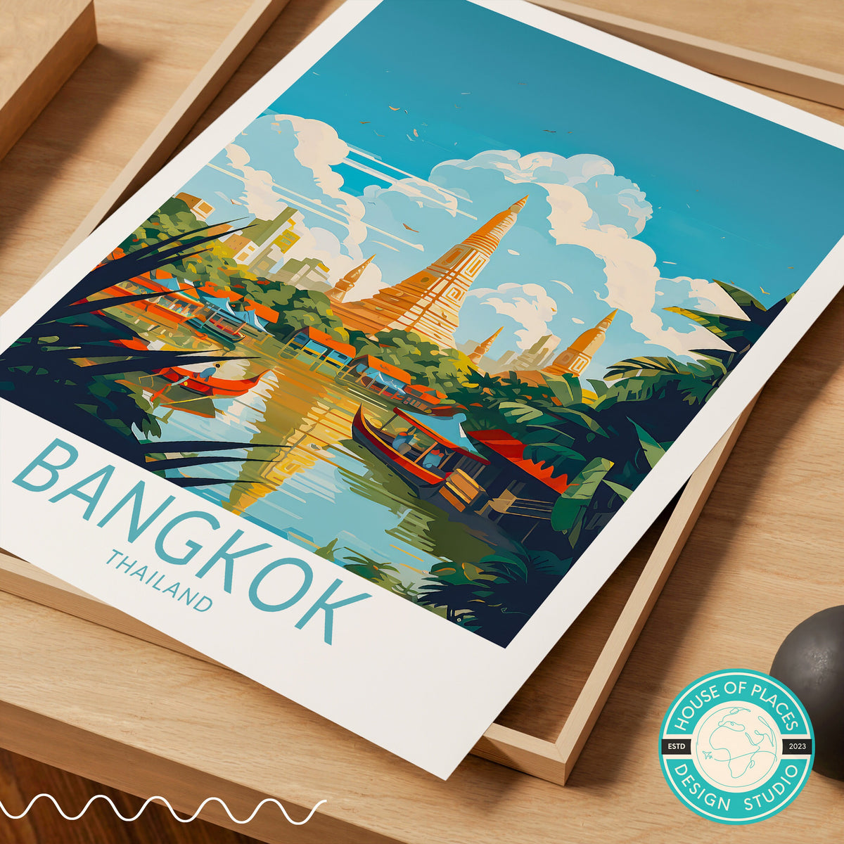 Bangkok travel poster – view 4