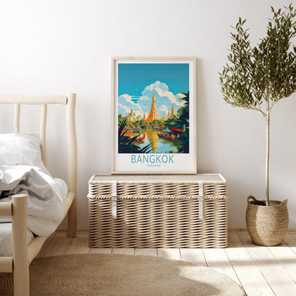 Bangkok travel poster – view 2