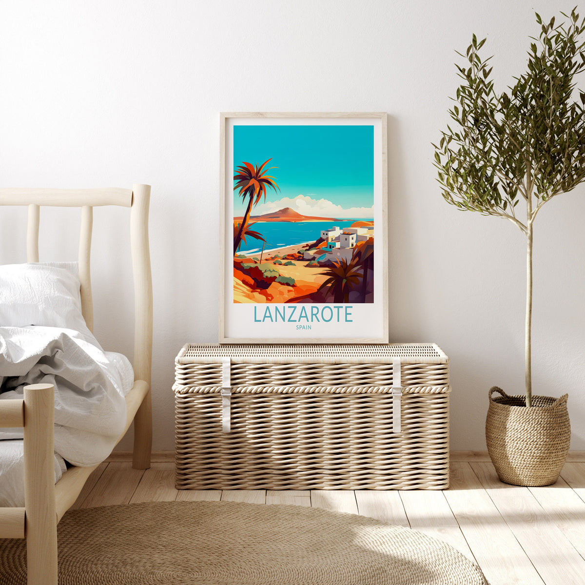 Lanzarote travel poster – view 2